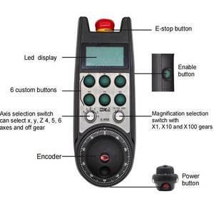 XWGP Fanuc Siemens Masso sistema uso CNC telecomando Wireless CNC pendente volantino per la lavorazione orizzontale centro HMC