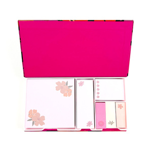 定制红花便签礼品套装纸创意策划贴便签 - Product Image 1