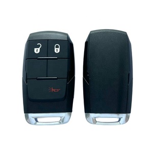 自動車交換用リモコンキー21ボタンキーシェル433 mhz4Aチップ (D-odgeカーキー用) - Product Image 1