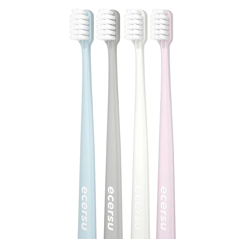 Best selling cheap adult toothbrush soft biconical bristle toothbrush custom color OEM