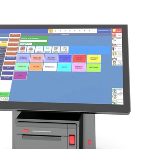 Заводская цена 14,1 дюймов Win10 Pro кассовый аппарат Touch Windows Pos системы терминал Pos программное обеспечение для ресторанов - Product Image 2