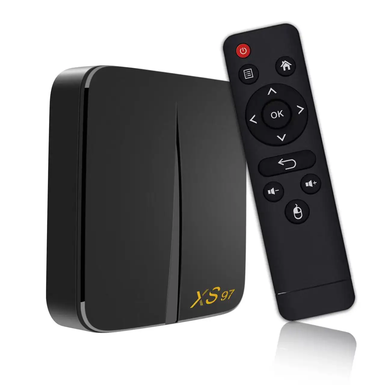 Asher xs97 conjunto superior caixa amlogic s905w2, android 9 2.4g/5g wifi quad core 4k japão android 11, caixa de tv