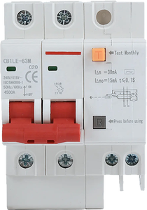Residual <strong>Current</strong> Operated <strong>Circuit</strong> <strong>Breaker</strong> 3A 6A 10A 16A 20A 25A 32A 40A 50A 63Amp Miniature <strong>Circuit</strong> <strong>Breaker</strong> Rcbo <strong>Circuit</strong> <strong>Breaker</strong> - Product Image 5