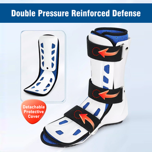 دعامة جبيرة مريحة قابلة للتعديل من النيلون للكاحل من النيوبرين مثبت القدم لتثبيت كسر الكاحل وإعادة التأهيل - Product Image 6