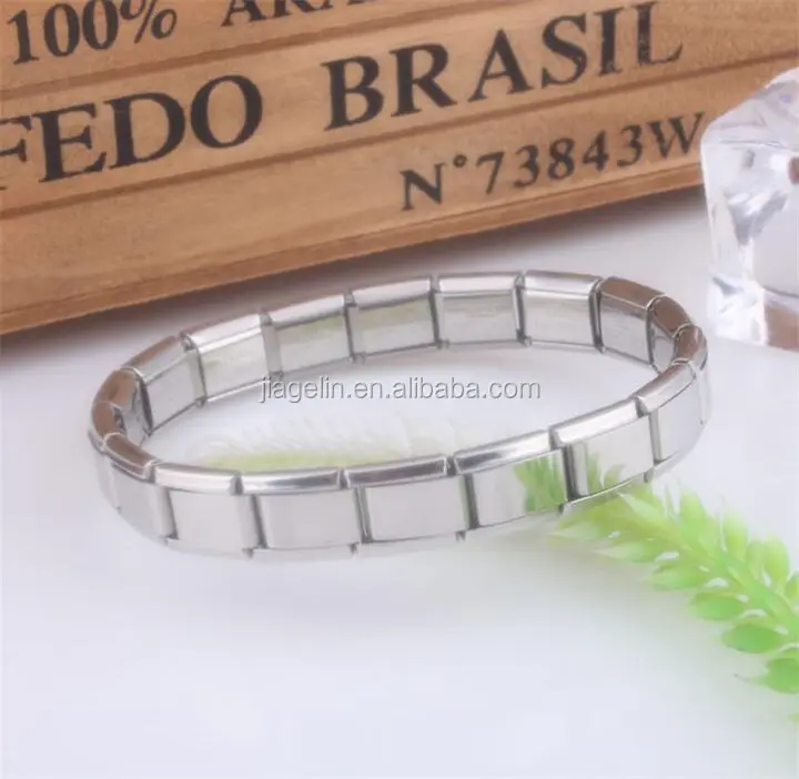 Prodotti caldi bracciale in acciaio inossidabile 316L lucidato ad alta lucidatura 18 pezzi