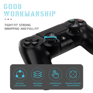 4 adet Wolf silikon Thumb çubuk kavrama koruyucu PS4/PS5/Xbox/anahtarı Pro denetleyici Joystick Analog sapları Gamepad aksesuarları - Product Image 5