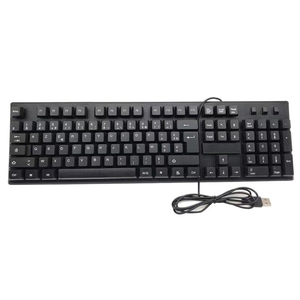 工厂价格108钥匙电脑USB有线键盘1.5米长法语 - Product Image 2