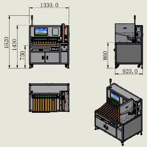 Máquina clasificadora automática de celdas cilíndricas AA 18650 21700 de 10 canales para selector de resistencia interna de batería de litio - Product Image 2