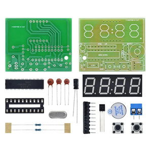 STC12C2052AD Digital LED <strong>Display</strong> 4 Bits Electronic <strong>Clock</strong> Electronic Production Suite DIY Kit 0.56 Inch Red Two Alarm - Product Image 4