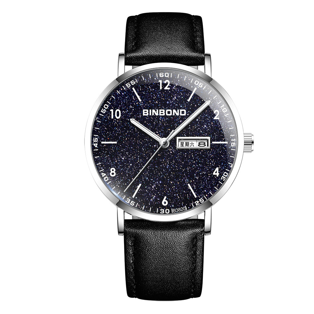 Black leather strap 8