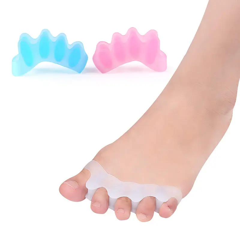 Mẫu miễn phí s-king người đàn ông và phụ nữ bunion hallux valgus Gel Silicone Toe tách chăm sóc bàn chân Silicone bảo vệ