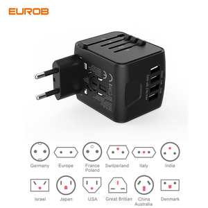 Adaptador de enchufe de viaje Universal multifunción, enchufes estándar EU, UK, US, AUS, enchufe de conversión eléctrica para viaje de negocios - Product Image 6