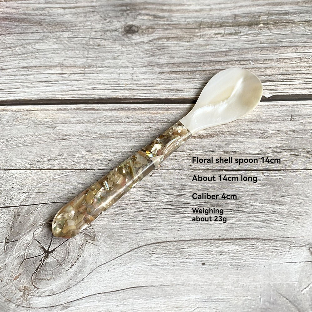 WY06 14cm floral spoon