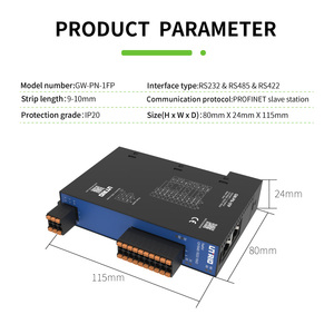 Protocol Gateway PROFINET to RS485/RS232/RS422 Free Port Protocol <strong>Converter</strong> Module Data <strong>Converter</strong>