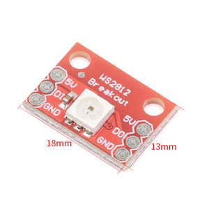Hochwertiges WS2812 RGB LED Breakout Farblicht modul Single-Wire-Schnitts telle Vollfarb-Luminotron