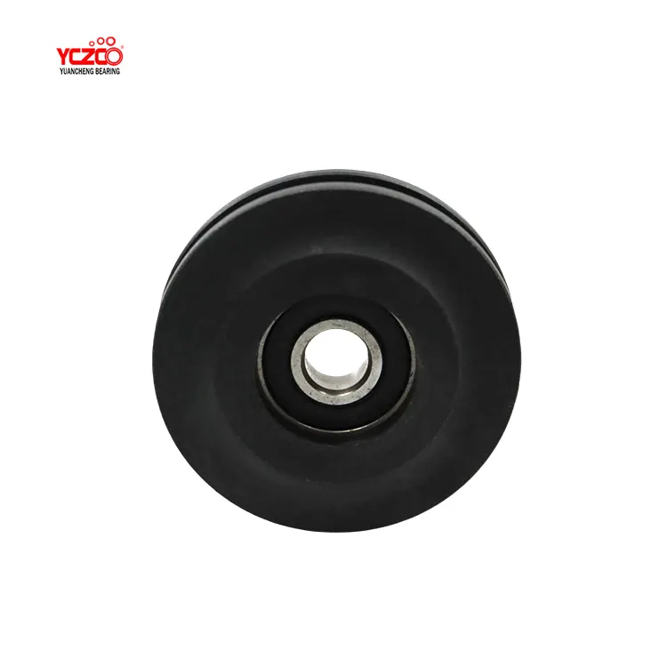 Best Selling 200Mm Nylon Pulley Wheels With Bearings H Groove Wheels Pulley Caster Roller