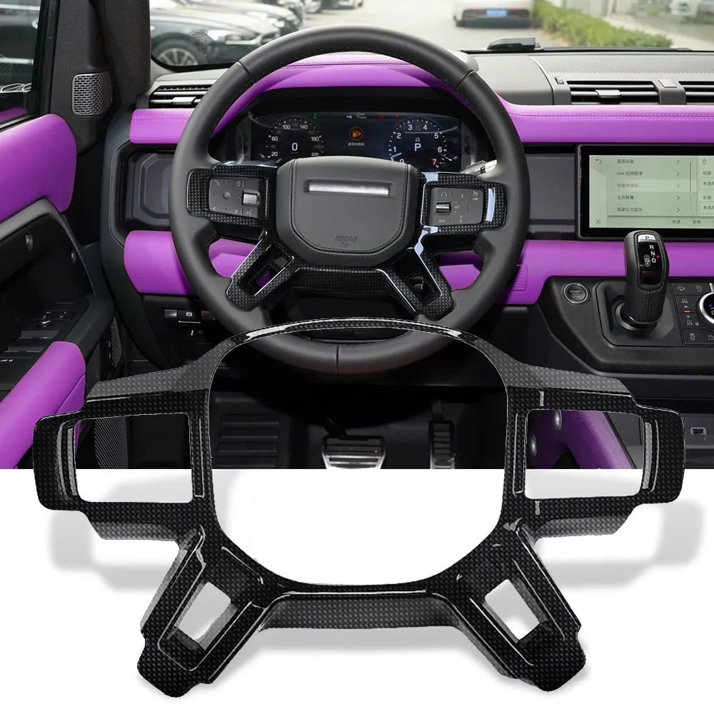 Cadre de volant intérieur pour Land Rover defender 2020, 1 pièce, couvercle en ABS, accessoire d'amélioration de direction