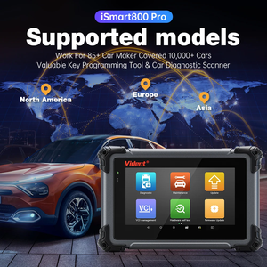 Vident iSmart800Pro BT ALL, herramienta de diagnóstico del sistema, programación de llaves, escáner OBD2 con más de 40 reinicio, prueba activa, lector de código VIN automático