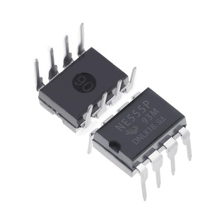 10/50個新品NE555 NE555P NE555N精密タイマーICインラインDIP-8チップパルス発電機発振回路用 - Product Image 1