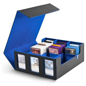 กล่องชุดการ์ดความจุ PU สำหรับ Yugioh MTG Commander กล่องสำรับไพ่ TCG กล่องหน้าต่าง - Product Image 5