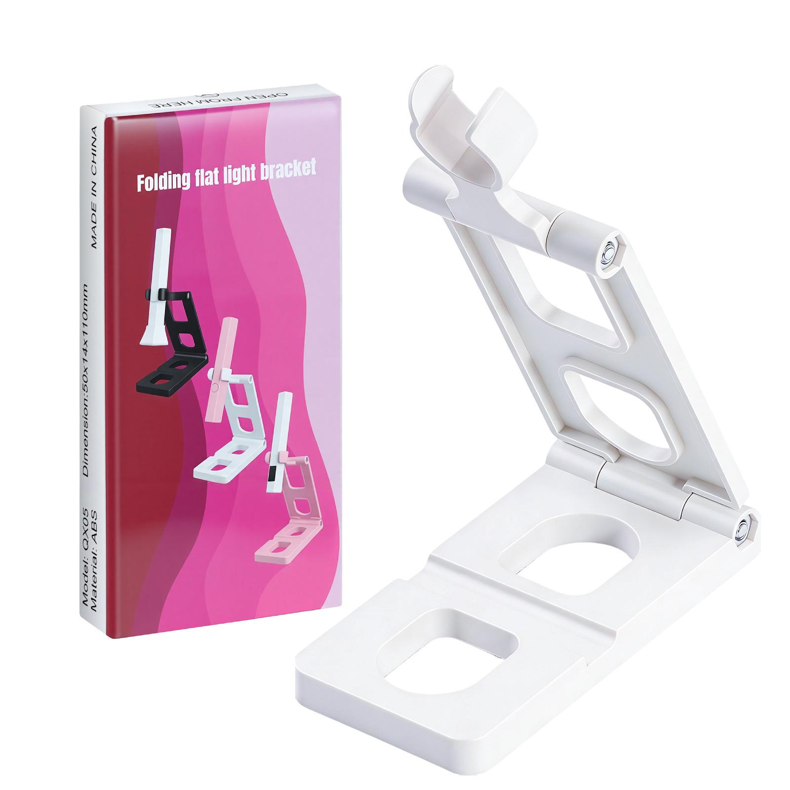 Support pliable à LED unique, blanc