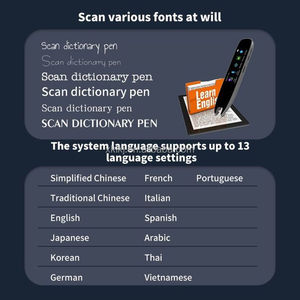 Texts canning Business Dictionary Pen Support-Sprache Scannen Übersetzung Online-Sprach übersetzungs gerät