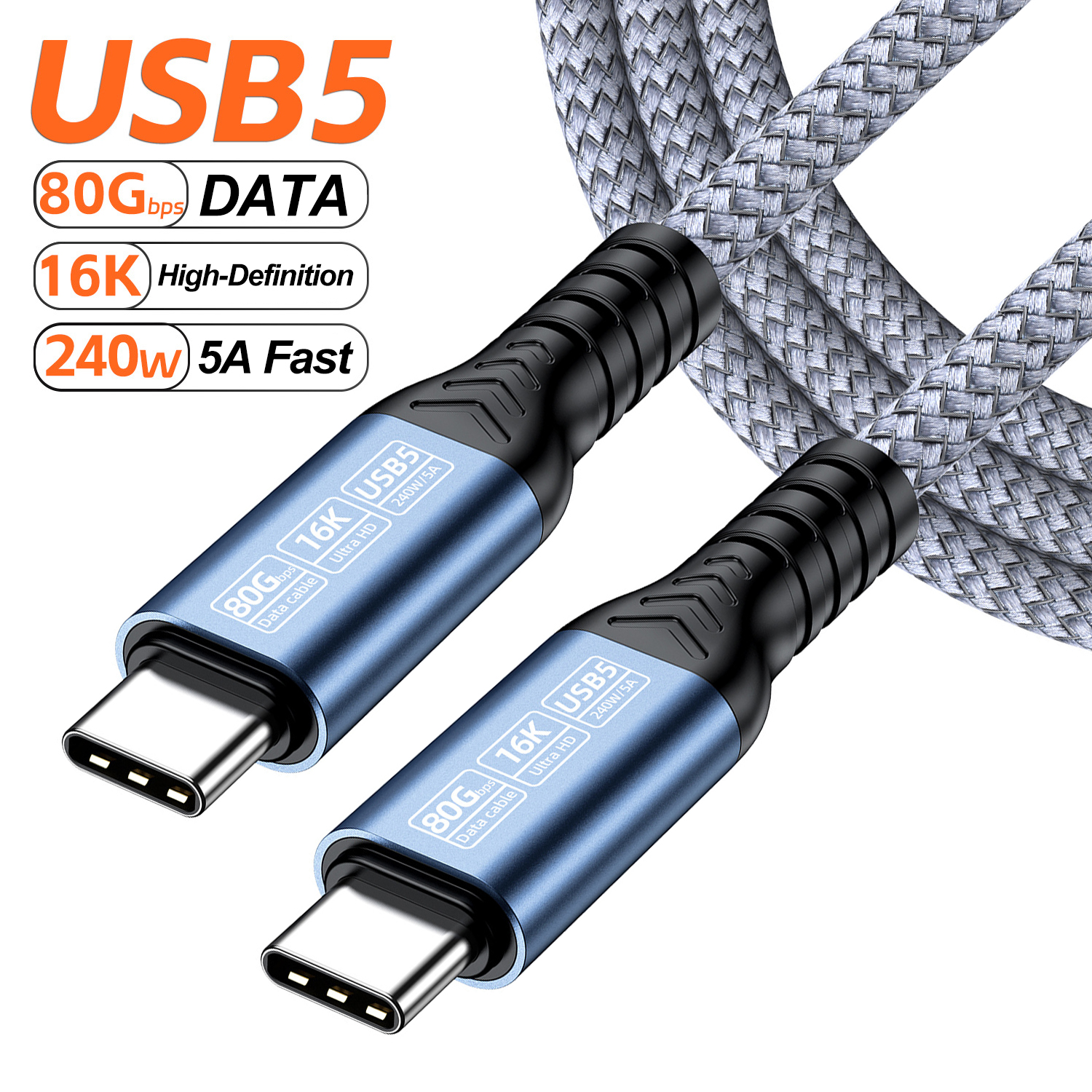 Bleu gris (usb4-40g-8k-240w)
