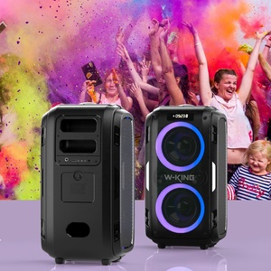 W-KING Direct Supply 120W <strong>Output</strong> <strong>Bluetooth</strong> Party Speaker with Light, with Microphones <strong>and</strong> Remote Control - Product Image 5