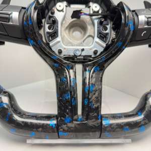 Vô lăng thể thao M Sport bằng sợi carbon xanh lam dành cho BMW F10 F15 F20 F22 F30 F32 F36 M4 F82 M3 F80 E87 E90 E92 E60 - Product Image 2