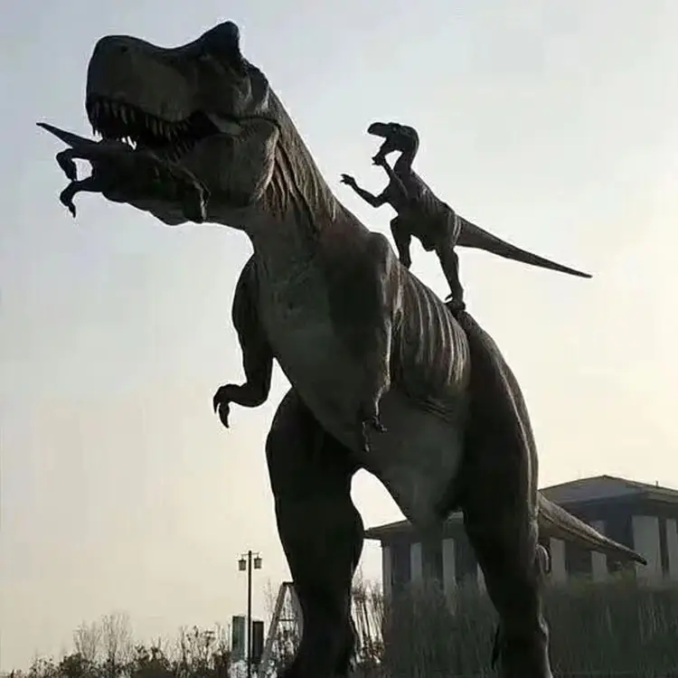 Jurassic dinosauro tematico parco custom t rex dinosauro animatronic dinosauro modello di robot