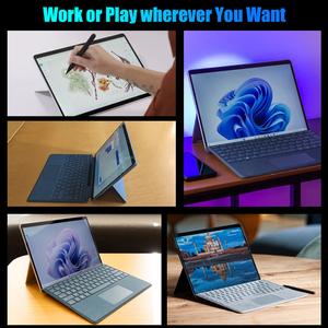 14.1 Inches Surface Tablet 1920X1200 Touch Screen Tablet <strong>Pc</strong> Win 11 <strong>Big</strong> Battery N100 2 In1 Tablet <strong>Pc</strong> With Keyboard Leather <strong>Case</strong> - Product Image 6