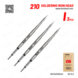 ในสต็อก! Kaisi C210 หัวแร้งพร้อม 1/3 ชิ้นเคล็ดลับหัวแร้งสําหรับซ่อมโทรศัพท์ DIY อเนกประสงค์อะไหล่หัวแร้งเคล็ดลับ - Product Image 3
