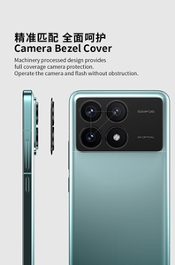 Tam kapak kamera Lens Metal koruyucu temperli cam için Xiaomi Poco X6 Pro k13 13T Poco F5 Pro not 12S - Product Image 6