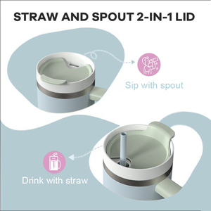 2025 Hot 40oz phiêu lưu leakproof Du Lịch Chân không cách nhiệt cốc thép không gỉ với xử lý và rơm Nắp - Product Image 4