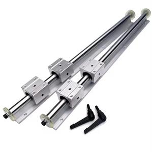 Carril de guía lineal redondo de aluminio CNC SBR12 y bloque de deslizamiento lineal SBR12UU SBR12LUU Guía de movimiento lineal - Product Image 6