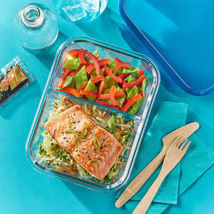 Contenedor de almacenamiento de alimentos de vidrio rectangular de 5,5 tazas - Product Image 5