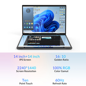 Crelander แล็ปท็อปโยคะ14นิ้ว, 12th ประมวลผล N95 Intel Gen M2 SSD 2K หน้าจอสัมผัสคู่คอมพิวเตอร์แล็ปท็อปพร้อมลายมือมินิพีซี - Product Image 2