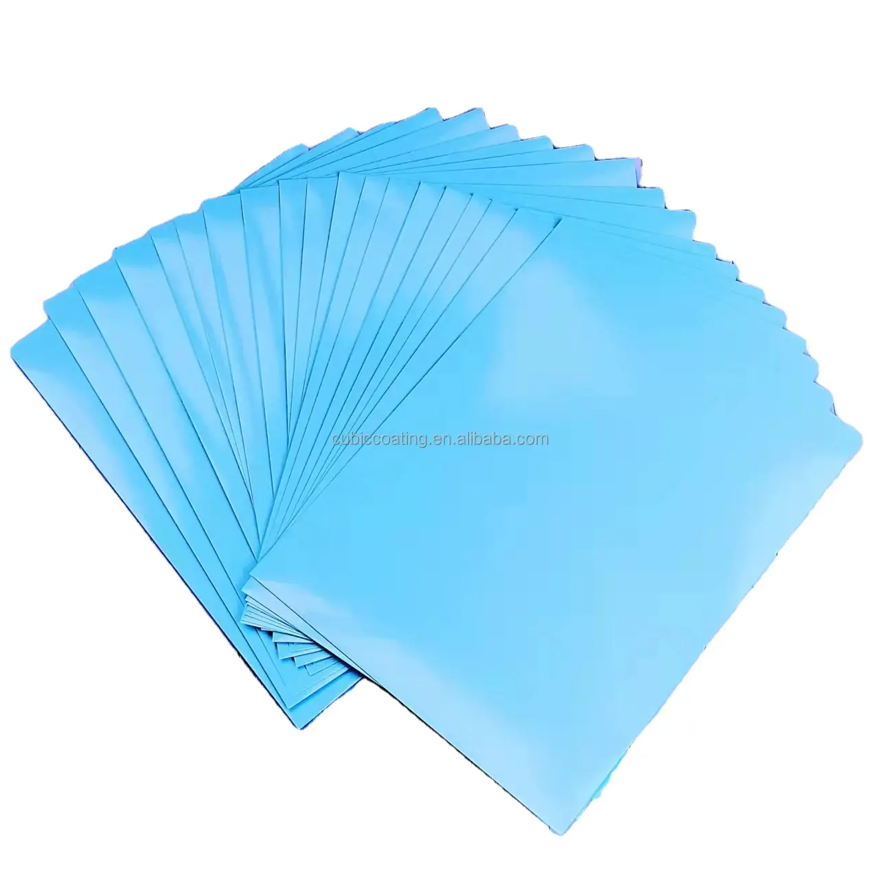Sachets de papier A4 impression pour transfert d'eau, autocollants de côté avec étiquette transparente/claire, format laser, 20 feuilles/sac