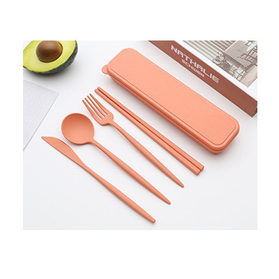 Couverts orange + cas orange