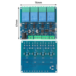 <strong>Modbus</strong>-RTU Relay <strong>Module</strong> 1 2 4 8 Channels 10A 5V 12V 24V Switch <strong>Input</strong> Output Optocoupler Isolation RS485 TTL Communication - Product Image 4