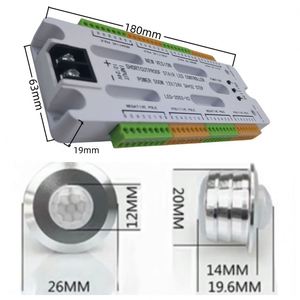 Ledyi Pir sensore di movimento Led scala per scale luce striscia di illuminazione Smart Controller - Product Image 2