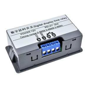 DC12V/AC110V-220V LED <strong>Display</strong> Digital Cycle Timing Relay Module 0-999 Hours <strong>Timer</strong> Relay for <strong>Timers</strong>