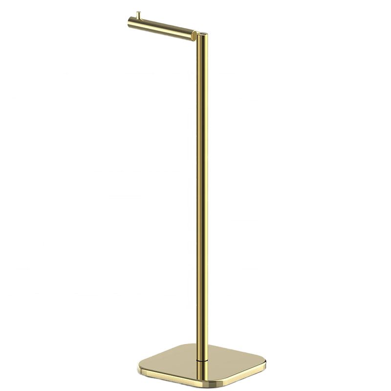 Square single pole rich gold