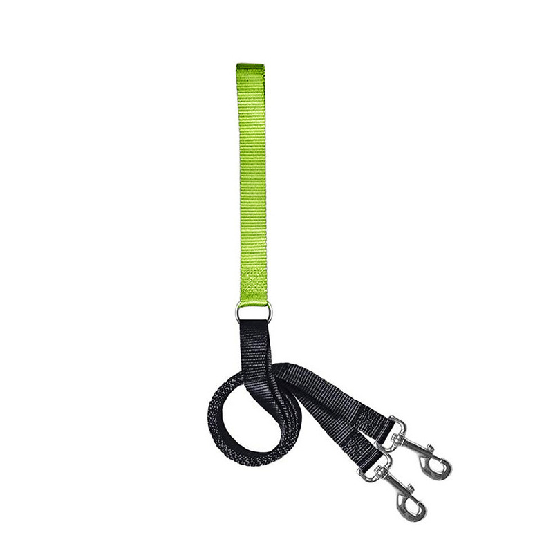 Laisse verte et noire (122 cm*2,5 cm)