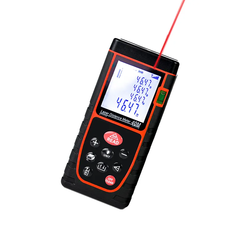 Mini Handheld Laser Entfernungs messer Visier Messwerk zeug Laser Entfernungs messer Mit LCD Hintergrund beleuchtung Digitaler Laser Entfernungs messer