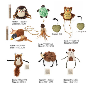 Juguetes de hierba gatera para gatos Proveedores de mascotas personalizados Juguete de bola de hierba gatera interactivo Ratón de peluche Animal Gato Juguetes de hierba gatera - Product Image 1