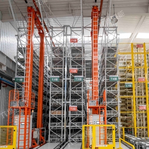 Solución de almacén automatizada Sistema de almacenamiento automático ASRS Sistema robótico de lanzadera de radio utilizado para clasificar
