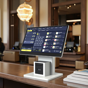 PT-2023P система Windows POS с 15,6 дюймовым сенсорным дисплеем, опционально 58-мм принтер 4 ГБ оперативной памяти и многопортовый подключение - Product Image 1