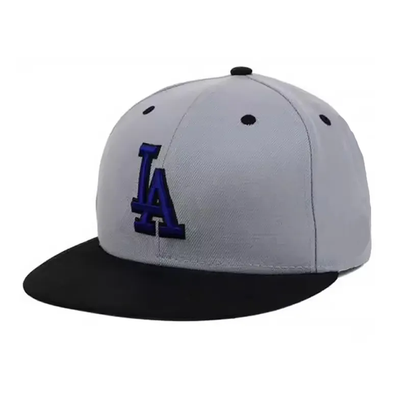Nuovo cappello da Baseball Snapback camionista personalizzato da uomo a 6 pannelli con bordo montato 3d berretto sportivo ricamato