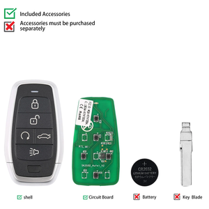 AUTEL MAXIIM IKEY standart stil IKEYAT005BL 5 düğmeler bağımsız akıllı anahtar - Product Image 1